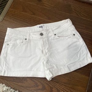 Paige white denim Jimmy Jimmy short